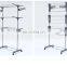 3 Tier Rolling Clothes Drying Rack Adjustable Laundry Rack with Foldable Wings Shape household hangers