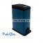 pp lid carbon steel kitchen recycle standing trash can for restaurant