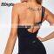 Custom gym wear sports yoga bodysuit workout jumpsuit for women fitness one piece yoga jumpsuit sexy women sports fitness
