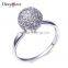 Tiny Ball Romantic Love Gift Pave Setting CZ Stones Top Quality Engagement Ring