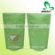 Promotion stand up tea bags plastic packing