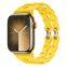 Cinturón de reloj de reemplazo de dise?o personalizado de lujo, elegante y deportivo de silicona suave para la serie Iwatch 7 8 9 6s
