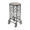 15 Bottle glass wine rack storage side accent table                        
                                                Quality Choice