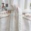 100% Cotton Super Soft Cut Velvet Style White Bathrobes for Hotel or Spa