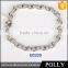 macrame bracelet jewelry 2015 new design silver bangle pure silver bracelet