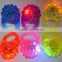 lot LED Light Strawberry Flashing Finger Ring, Elastic Rubber Ring, Event Party Supplies Glow Toys