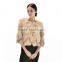 Hot Sell Short Style Lady Winter Charming Clothing Natural Fox Foot Fur Coat