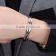 Unisex Men's Plated Gold Biker Stainless Steel Link Chain Bracelet Wrist Cuff Bangle