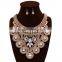 Luxury Gold Plated Fashion Sexy Collar Gold Choker Necklace For Women Dubai Jewelry Set