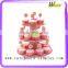 hot sale supermarket and promotion cardboard cupcake christmas mountain tree stand