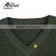 Olive Green Acrylic Men's Military Sweater Pullover Style