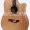 ALL SOLID ACOUSTIC GUITAR TM126 cutway fisherman EQ