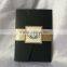 Charming navy glitter paper wedding invitations with golden glitter belt & label paper for wedding