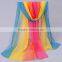2016 Colorful Chiffon Scarf