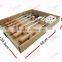 5 pcs stainelss steel BBQ tool set with wooden handle