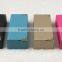 PU triangle handmade optical case folding glasses case