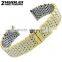 13|18mm high quality imported stainless steel Watch Band with stainless steel buckle