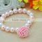 TOP SELLING Girls Imitation Pearls Flower Shape Kids Children Jewelry set/