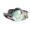 925 sterling silver gemstone opal ring