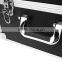 420 X 330 X 230MM ALUMINUM BOX CASE FLIGHT BRIEFCASE WITH LINED BLACK COLOR
