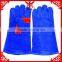 14 inches cow leather cotton welding gloves