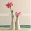 2016 matt various designs white small table hot selling ceramic vase for wholesale