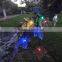Colorful solar strip light qualitied solar panel+10 maple leaf Led +4.5M lenght Cable using for christmas,festival decoration