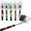 OEM Monopod Audio Cable Wired Printing Selfie Stick For Iphone 6 plus 5s 4s Samsung Android