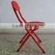 Wholesale Cheap Metal Folding Stool Kids Stool Kids Chair With PVC Seat and Back for Living Room