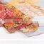Pure silk chiffon square printed scarf with many avail design