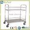 Kettle tea trolley, hotel wine liquor tea service cart, dropping proof food service tea trolley