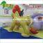 Lovely Yellow PVC0.4 Animal Cartoon Toy Inflatable Horse From Hongyi Manufacturer