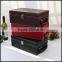 Wholesale wine set 2 pack containing PU leather Wine high-end wine gift boes manufacturers selling