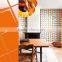 square wall glossy orange color glazed bathroom tiles, foshan indoor 10x10 tile