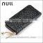 Good quality credit card holder zipper phone case leather travel wallet