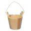 popular wood bucket with handle for kids