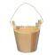 2016 hot sale wooden rice bucket,small cheap used wooden barrel/bucket