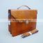 New men's Briefcase top quality coffee snakeskin pattern genuine leather business tote bag