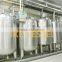 MT-1000L Jacketed Vacuum Process Vessel with Bottom Entry High Shear Mixer with Cutting Blade & Top-Mounted Scraped Surface Mix
