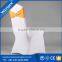 Top quality shirred lycra spandex chair cover with diamond buckle wholesale wedding chair cover with plume sash