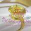 fancy wedding table golden diamond napkin ring