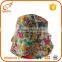 2016 hats with flowers children hat cap funny bucket hat