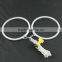 wholesale led headlight xenon lamp 4*120mm 12v white color ccfl angel eyes for bmw for audi cars halo rings kit