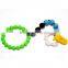 high qualtiy eco-friendly colorful DIY pacifier clip chain customiezed wholesales