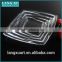 glassware manufacturer clear crystal diamond plate crystal fruit plate