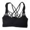 wholesale athletic wear yoga clothing manufacturers sexy cross strap back sports bra