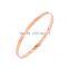Memories Bangles with Customize Design Word 'LET YOUR LIGHT SHINE' with 4mm/7mm Width