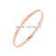 Memories Bangles with Customize Design Word 'LET YOUR LIGHT SHINE' with 4mm/7mm Width