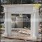 Marble mantelpiece Egypt cream-colored European large fireplace