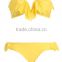 Manufacturer custom logo hollow out frilled bandeau top hot sex images bikini